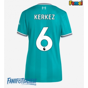 Liverpool Milos Kerkez #6 Tricou Fotbal Replică 2025-26 Femei Treilea